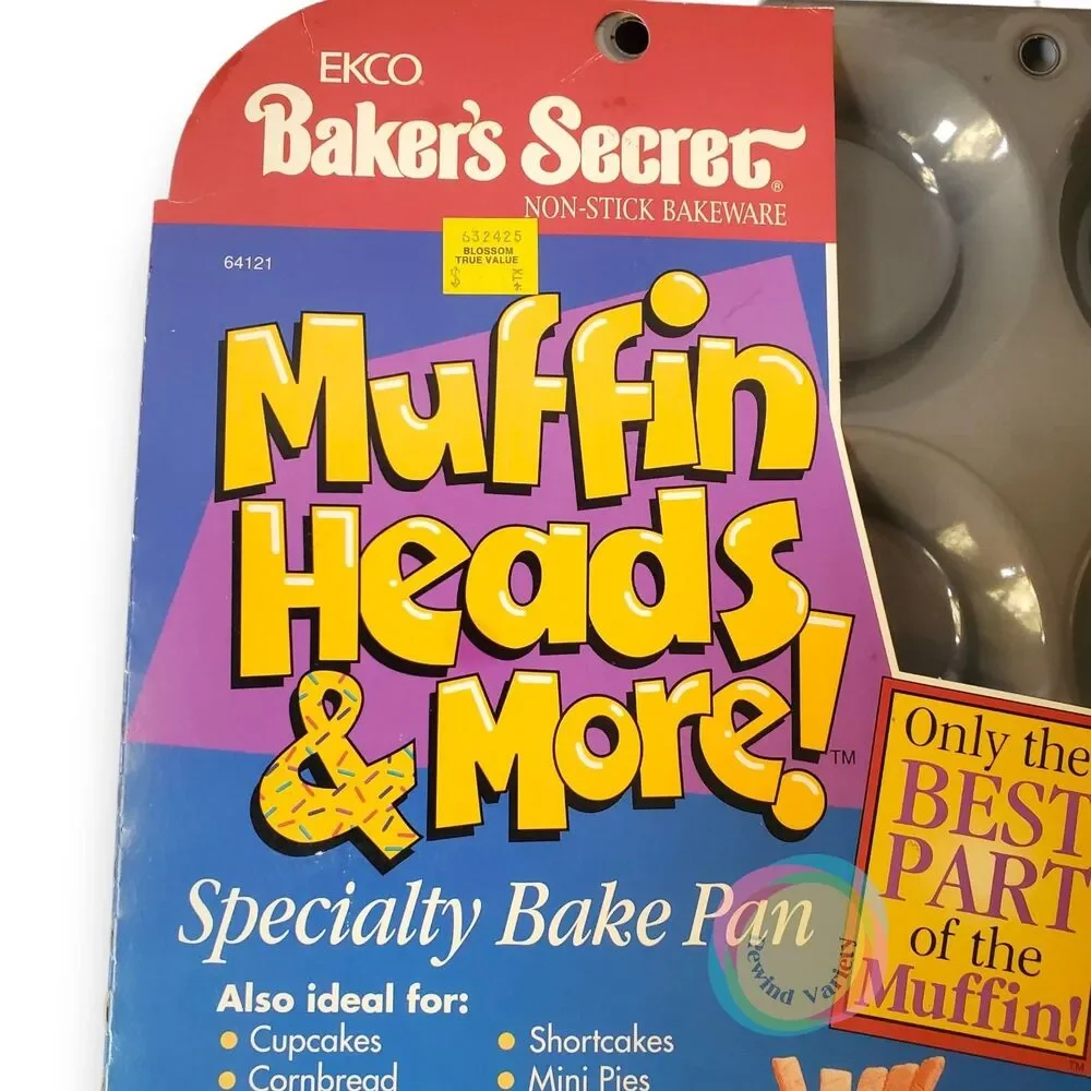 EKCO Baker's Secret Muffin Heads Nonstick Bake Pan